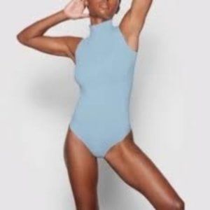 SKIMS Essential Mock Neck Sleeveless BodySuit Arctic Women’s L/XL NEW